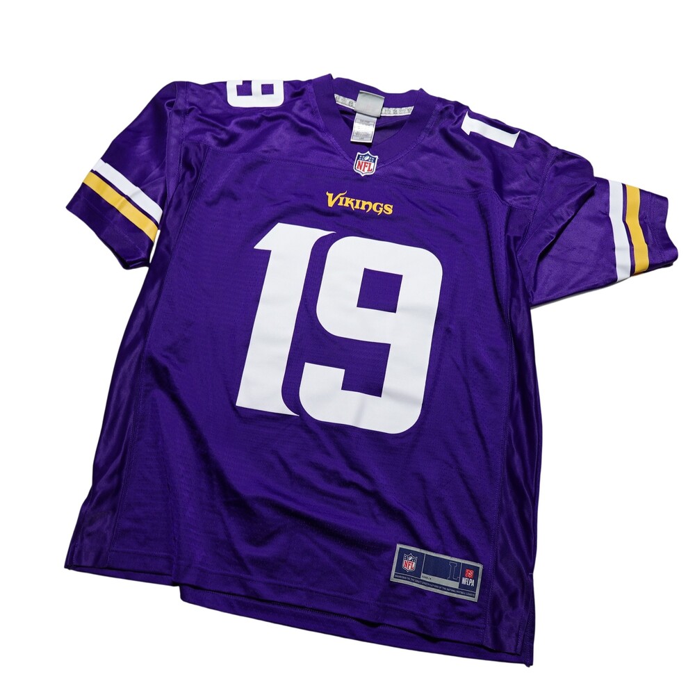 Minnesota Vikings Football Jersey Mens Large Purple Adam Thielen 19 NFL Pro Line